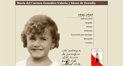 Desktop Screenshot of maricarmengv.info
